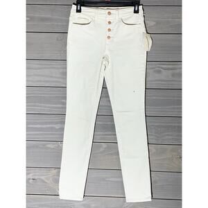 Universal Threads High Rise Skinny Jeans 00 24 Cream Color Juniors